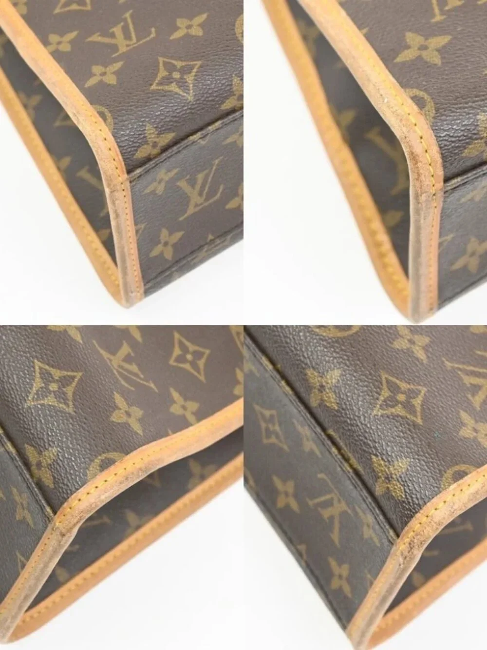LOUIS VUITTON Beverly 2Way Hand Bag Briefcase Monogram Leather
